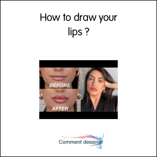 How to draw your lips